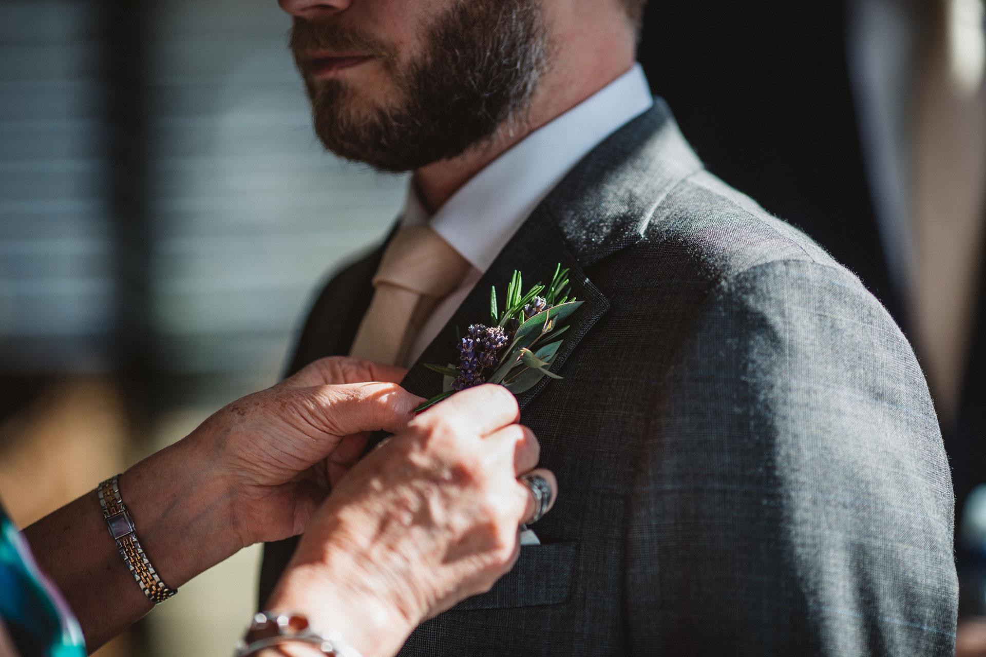 Queenstown Wedding Buttonhole at Jacks Point